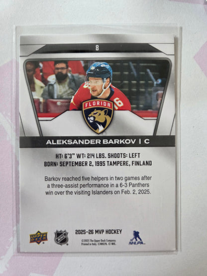 Aleksander Barkov Upper Deck MVP Hockey #8 [Florida Panthers]