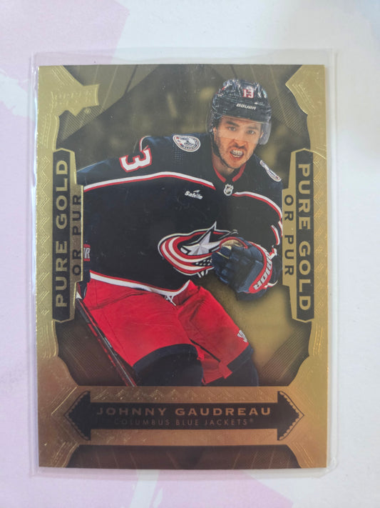 Johnny Gaudreau Upper Deck Pure Gold [Columbus Blue Jackets]