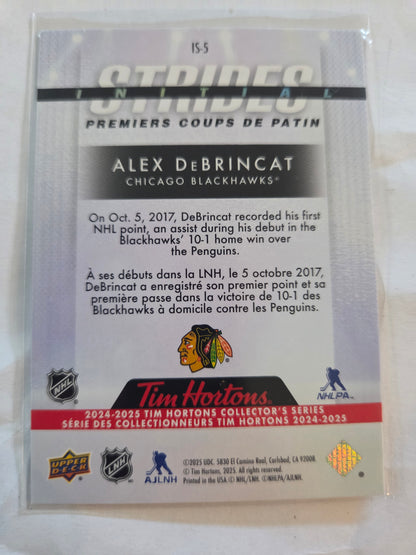 Alex DeBrincat Upper Deck Initail Strides [Chicago Blackhawks]