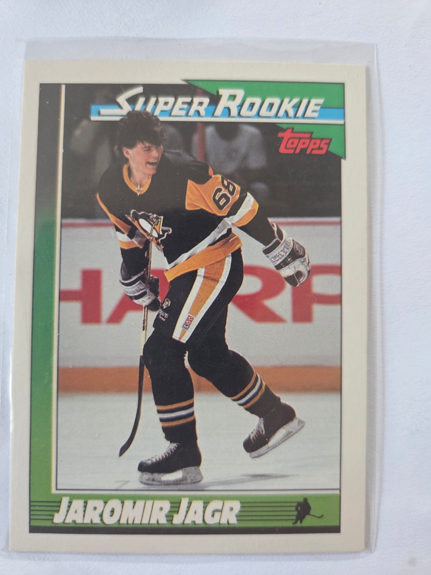 Jaromir Jagr Topps Super Rookie #9 [Pittsburgh Penguins]