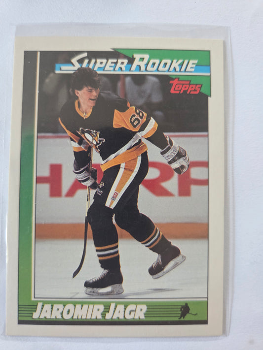 Jaromir Jagr Topps Super Rookie #9 [Pittsburgh Penguins]