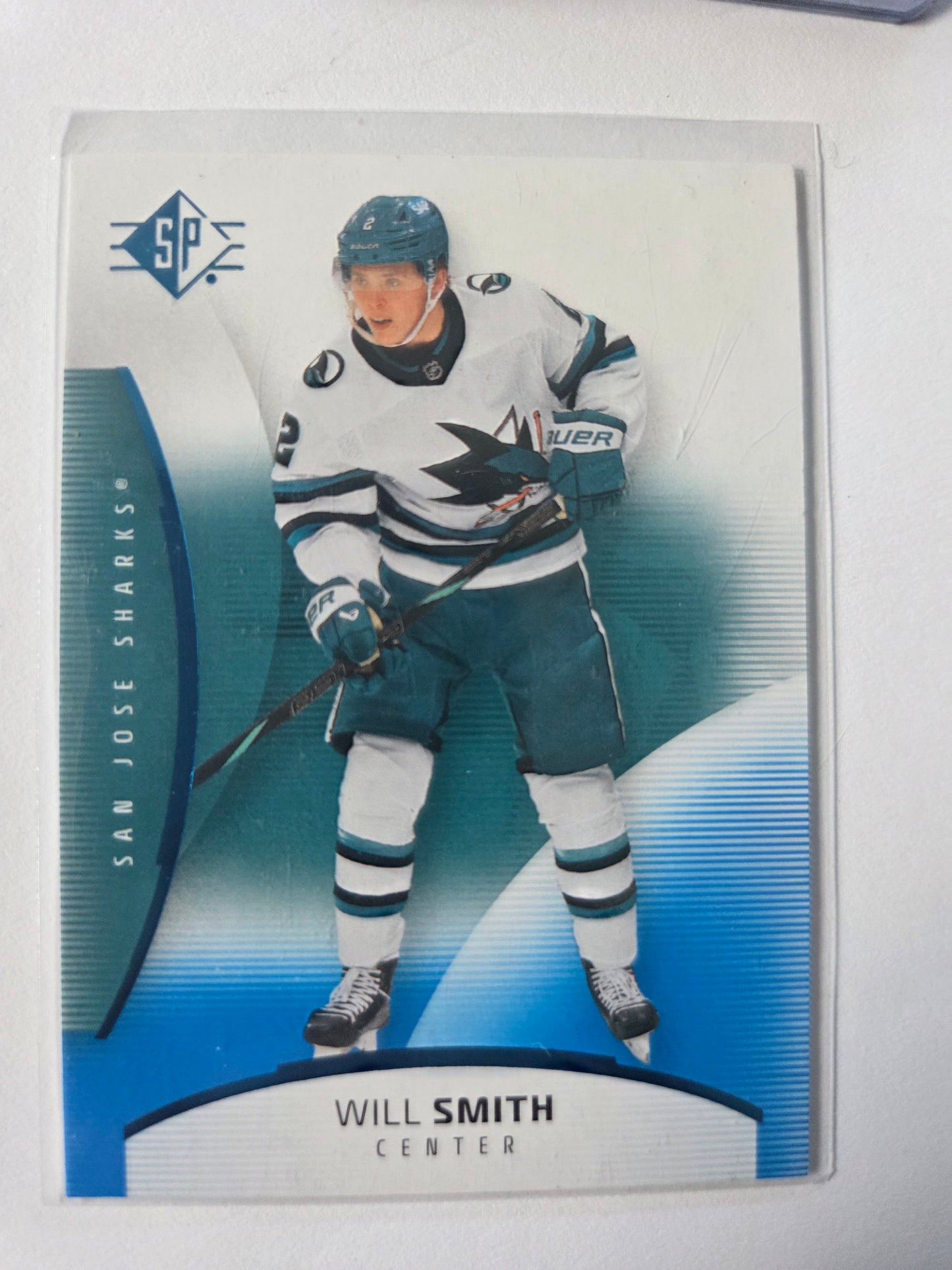 Will Smith Blue SP Hockey #22 [San Jose Sharks]
