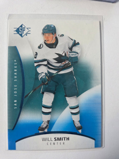 Will Smith Blue SP Hockey #22 [San Jose Sharks]