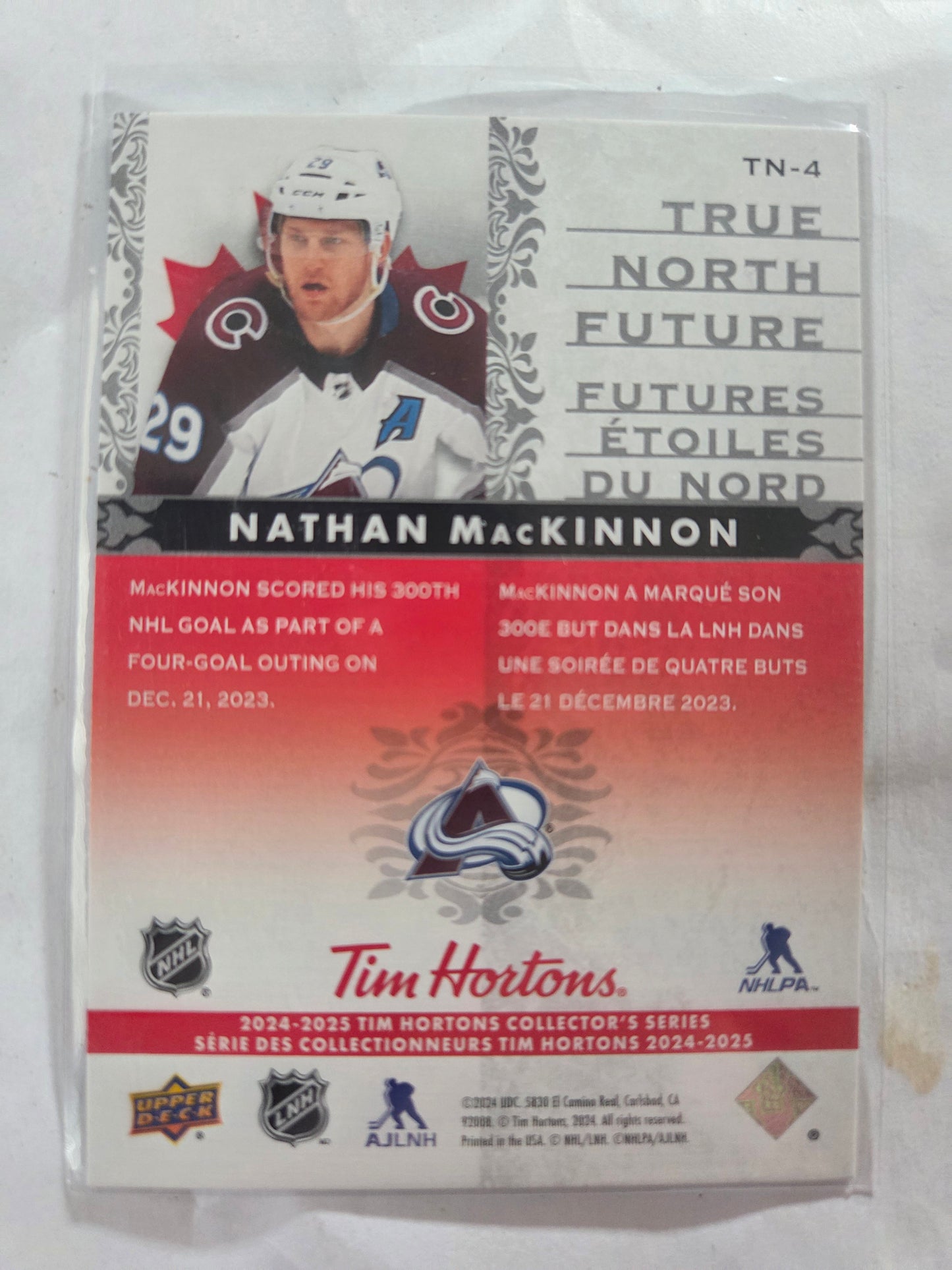 Nathan MacKinnon Upper Deck True North Future [Colorado Avalanche]