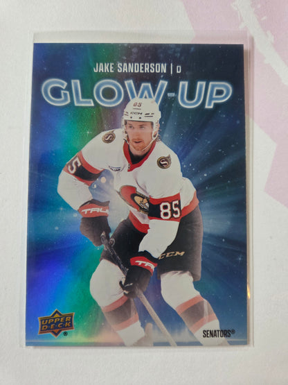 Jake Sanderson Upper Deck Series 2 Glow Up [Florida Panthers]