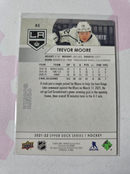 Trevor Moore Upper Deck Series 1 #85 [Los Angeles Kings]