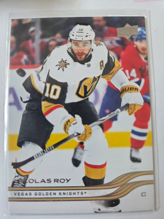 Nicolas Roy Upper Deck Series 1 #182 [Las Vegas Golden Knights]