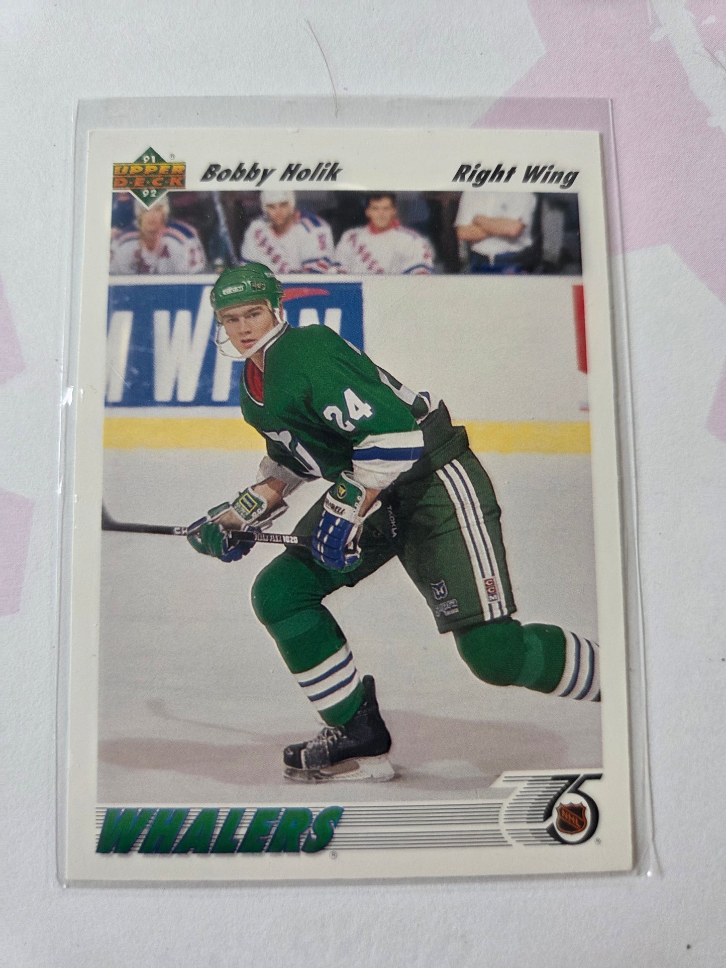 Bobby Holik 91/92 Upper Deck #233 [Hartford Whalers]