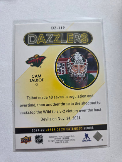 Cam Talbot Upper Deck Extended Series Dazzlers [Minnesota Wild]