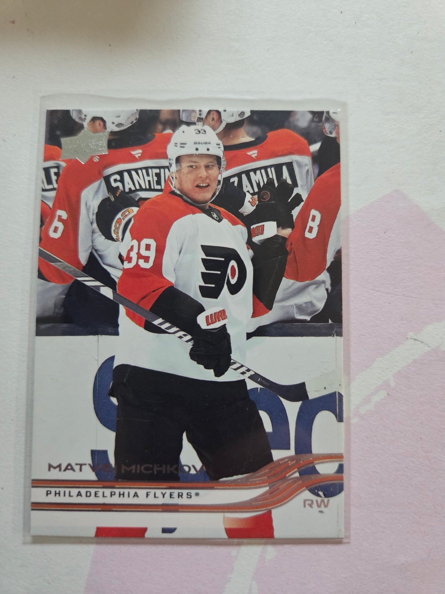 Matvei Michkov Upper Deck Series 1 #128 [Philadelphia Flyers]