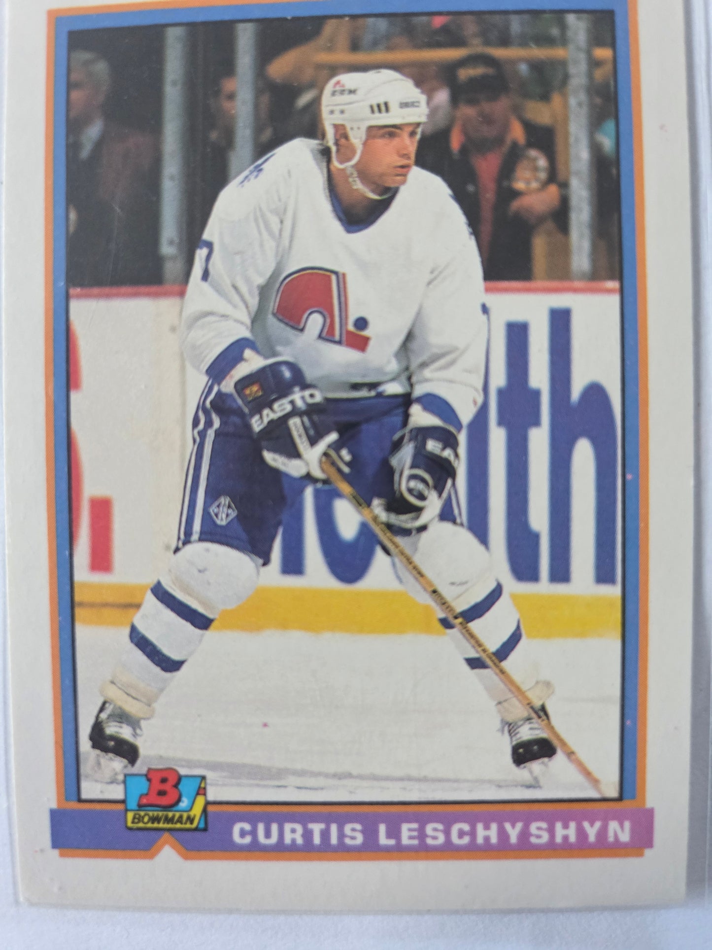 Curtis Leschyshyn Bowman #142 [Quebec Nordiques]