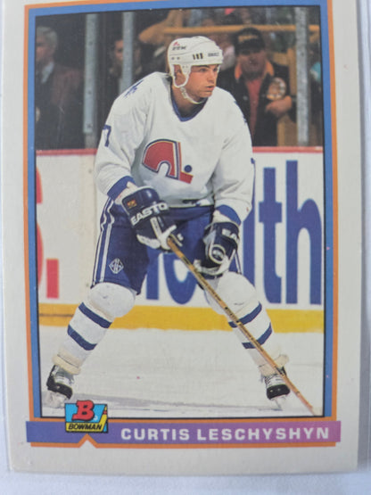 Curtis Leschyshyn Bowman #142 [Quebec Nordiques]