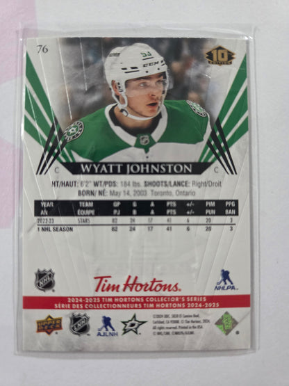 Wyatt Johnston Upper Deck 10th Edition [Dallas Stars]