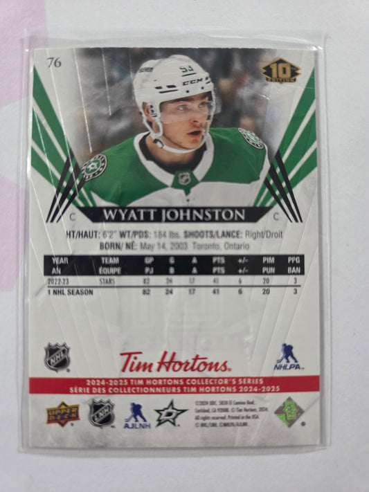 Wyatt Johnston Upper Deck 10th Edition [Dallas Stars]