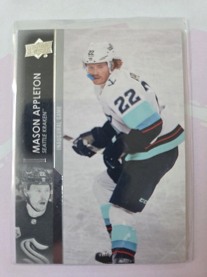 Mason Appleton Upper Deck Extended Series #692 [Seattle Kraken]