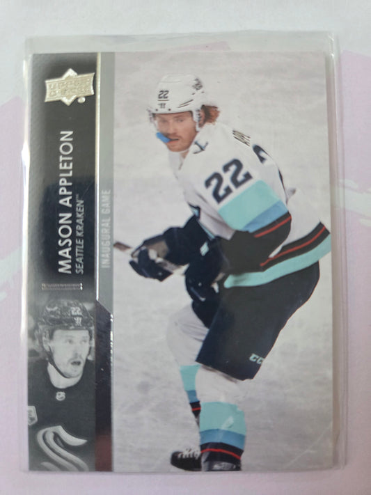 Mason Appleton Upper Deck Extended Series #692 [Seattle Kraken]