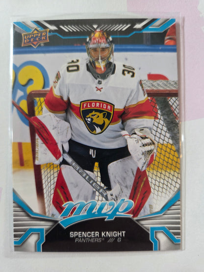 Spencer Knight Blue Upper Deck Hockey #66 [Florida Panthers]
