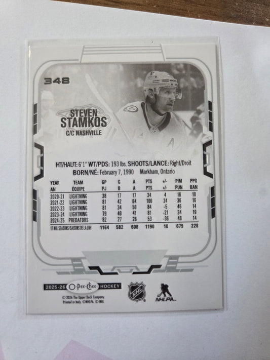 Steven Stamkos O-Pee-Chee Hockey #348 [Nashville Predators]
