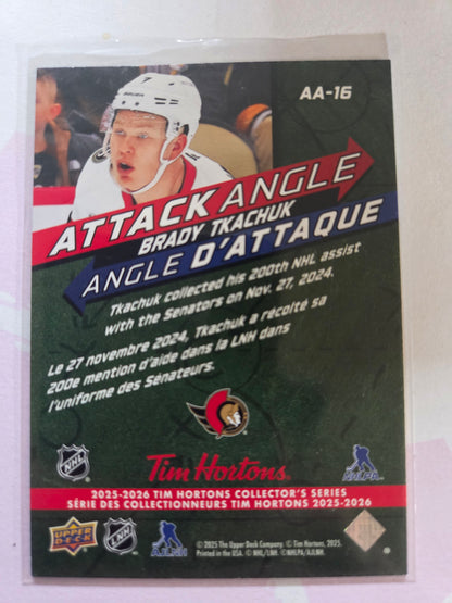 Brady Tkachuk Upper Deck Attack Angle [Ottawa Senators]