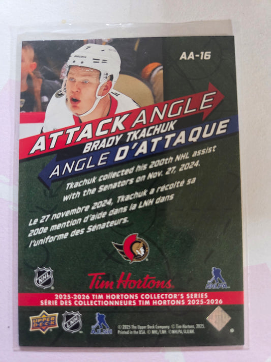 Brady Tkachuk Upper Deck Attack Angle [Ottawa Senators]