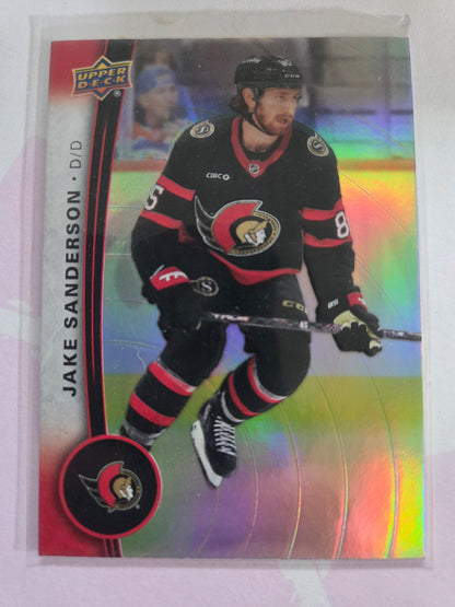 Jake Sanderson Upper Deck Tim Hortons #85 [Ottawa Senators]