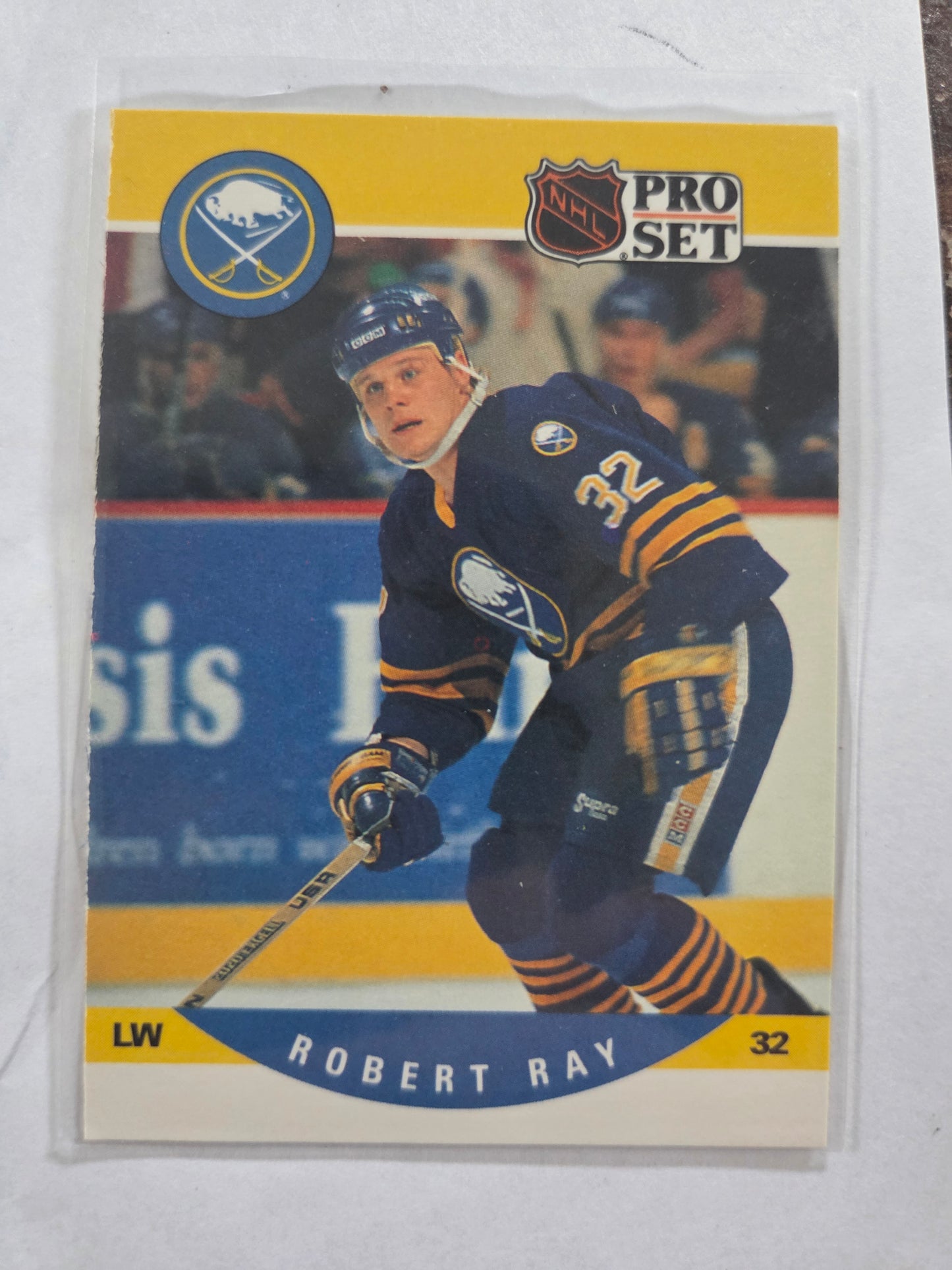 Robert Ray NHL Pro Set #419 [Buffalo Sabres]