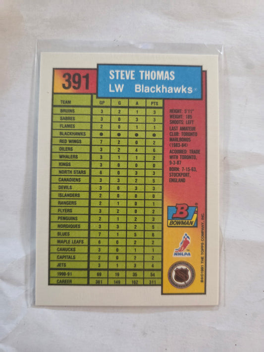 Steve Thomas Bowman #391 [Chicago Blackhawks]