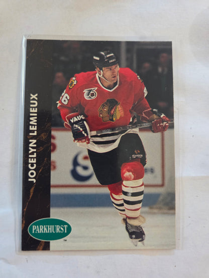 Jocelyn Lemieux NHL Pro Set Parkhurst #256 [Chicago Blackhawks]