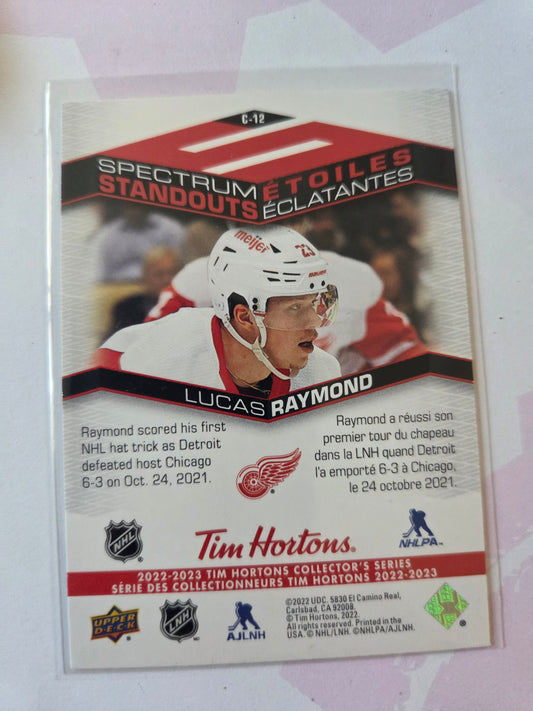 Lucas Raymond Upper Deck Spectrum Standouts [Detroit Red Wings]