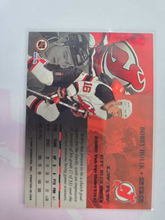 Bobby Holik NHL Donruss The Leaf [New Jersey Devils]