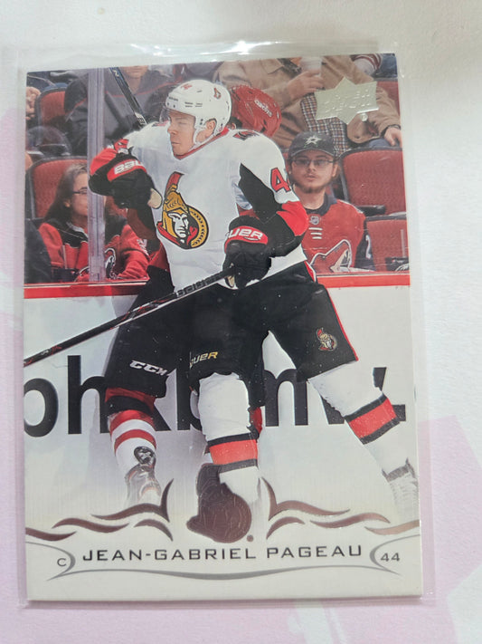 Jean-Gabriel Pageau Upper Deck Series 1 Hockey #128 [Ottawa Senators]