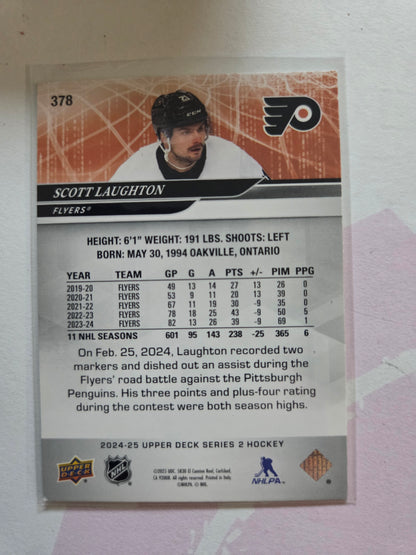 Scott Laughton Upper Deck Series 2 Hockey #378 [Philadelphia Flyers]