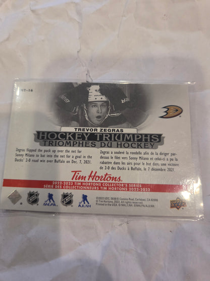 Trevor Zegras Upper Deck Hockey Triumphs [Anaheim Ducks]