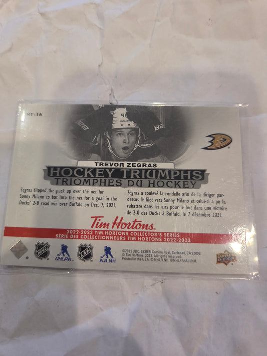 Trevor Zegras Upper Deck Hockey Triumphs [Anaheim Ducks]