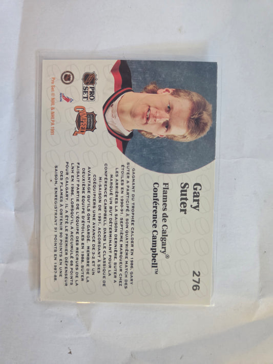 Gary Suter French NHL Pro Set #276 [Calgary Flames]