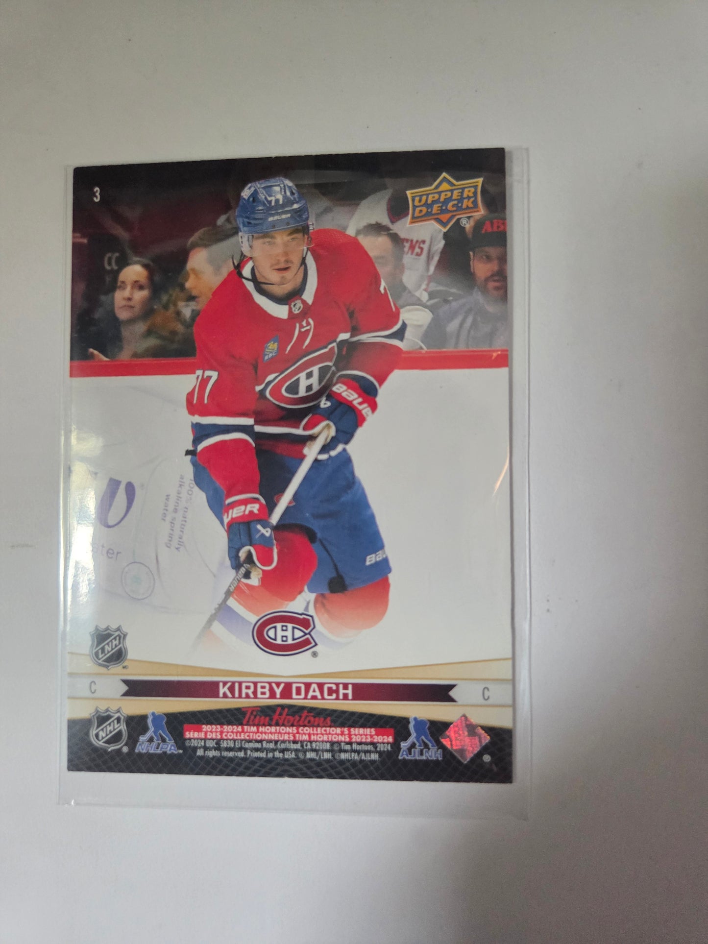 Cole Caufield/Kirby Dach Upper Deck Tim Hortons #3 [Montreal Canadians]