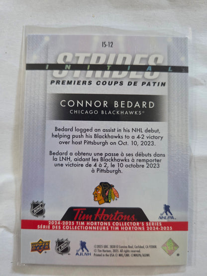 Connor Bedard Upper Deck Initail Strides [Chicago Blackhawks]