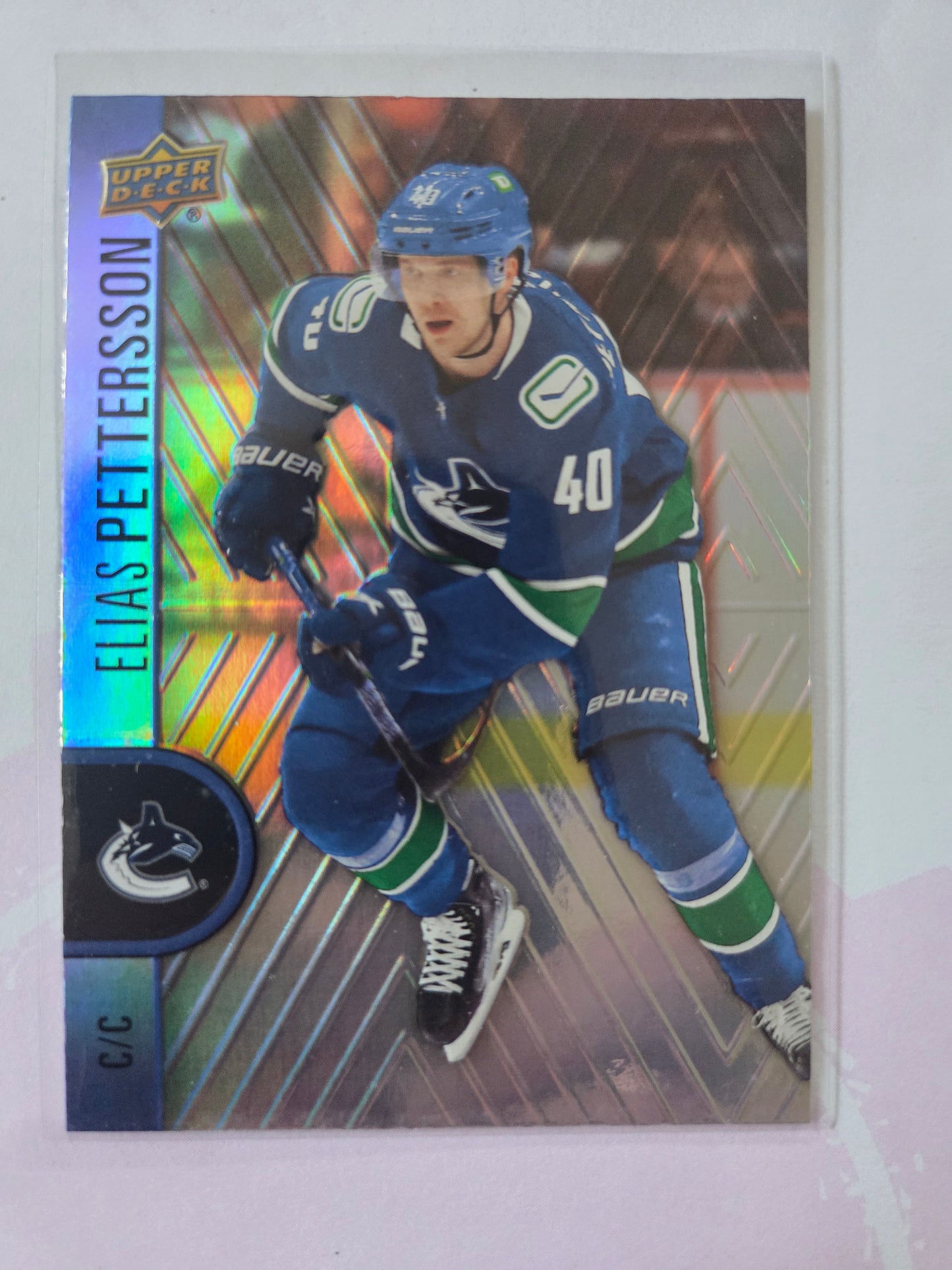Elias Pettersson Tim Hortons Upper Deck #40 [Vancouver Canucks]