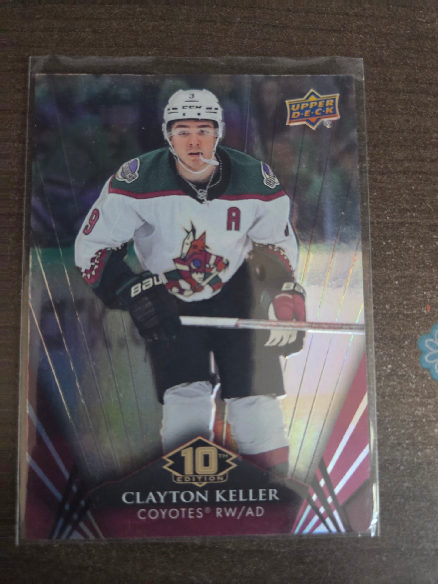 Clayton Keller Upper Deck 10th Edition #35 [Arizona Phoenix Coyotes]