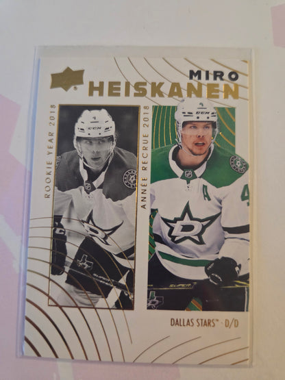 Miro Heiskanen Upper Deck Tim Hortons #4 [Dallas Stars]