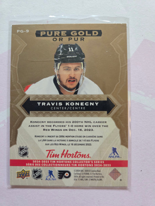 Travis Konecny Upper Deck Pure Gold [Philadelphia Flyers]