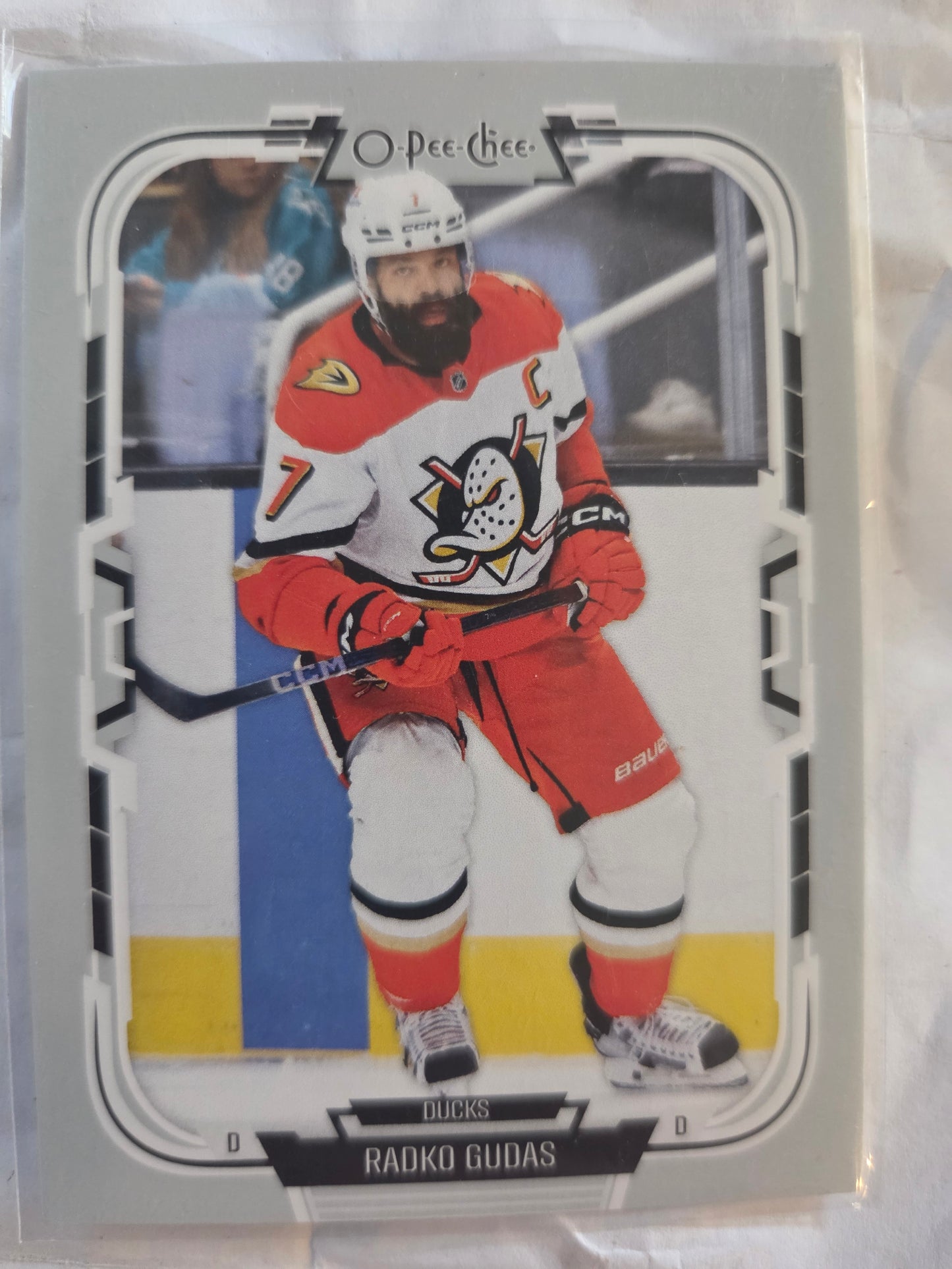 Radko Gudas O-Pee-Chee #206 [Anaheim Ducks]