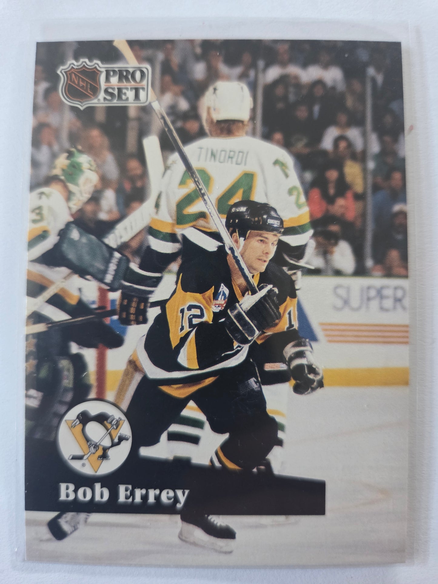 Bob Errey French NHL Pro Set #187 [Pittsburgh Penguins]