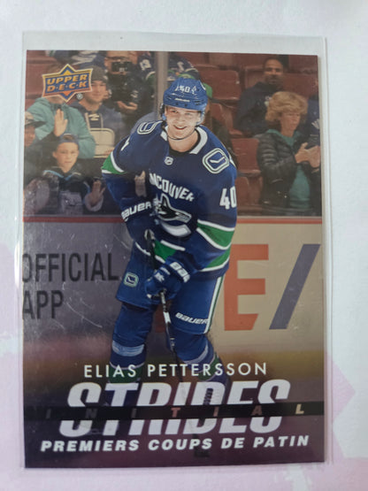 Elias Pettersson Upper Deck Initail Strides [Vancouver Canucks]