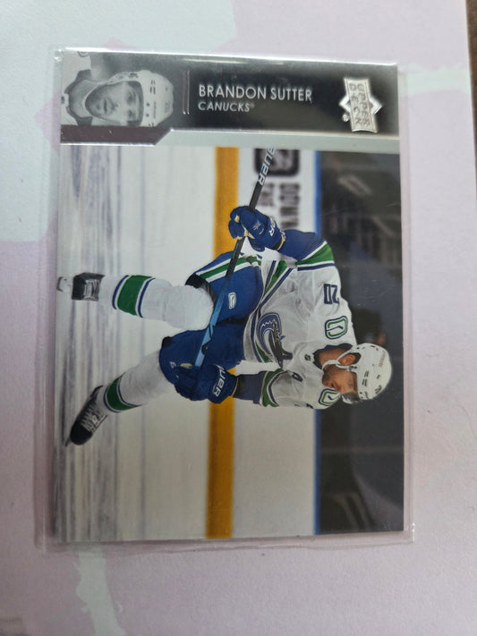 Brandon Sutter Upper Deck Series 2 #428 [Vancouver Canucks]