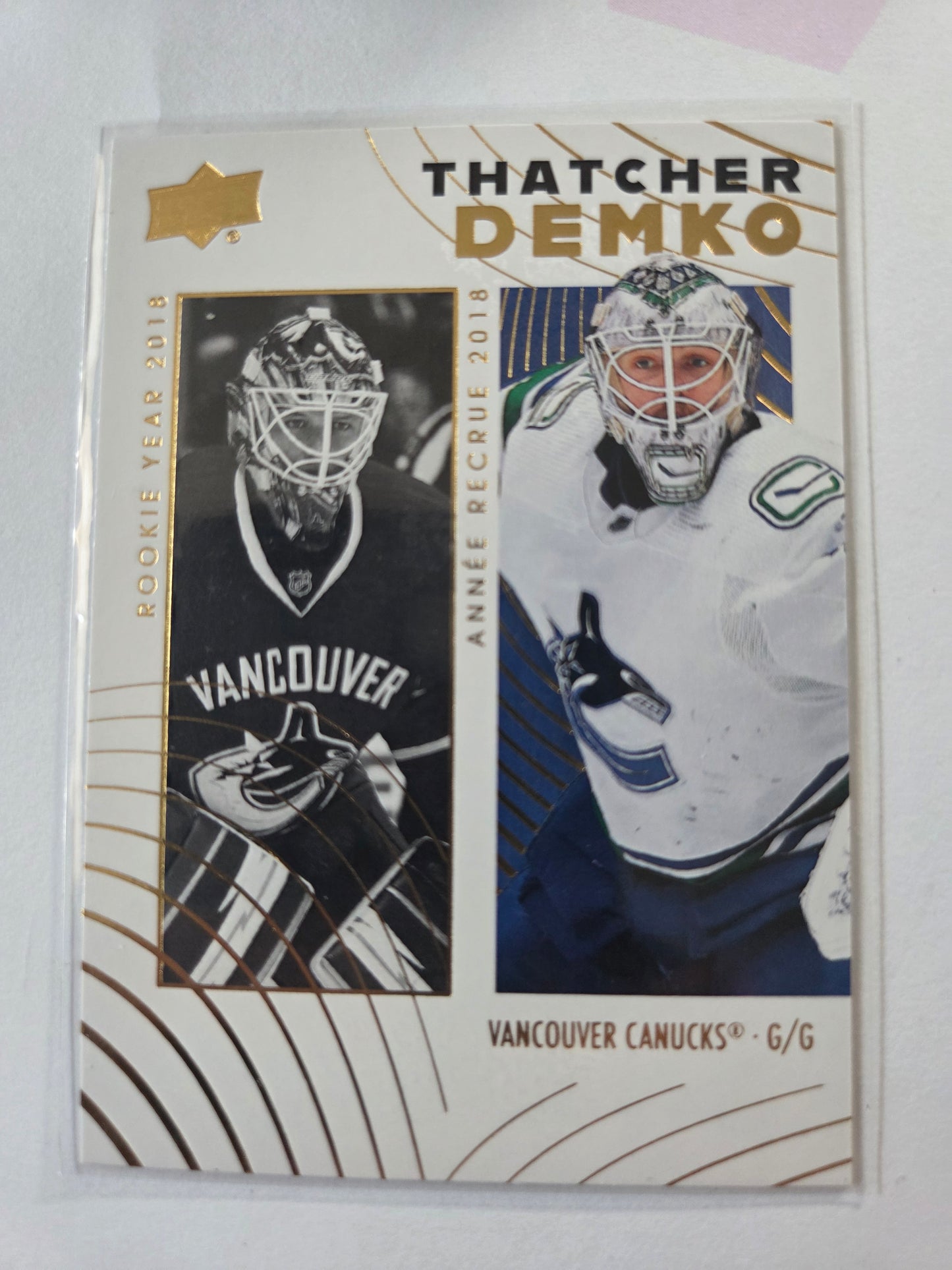 Thatcher Demko Tim Hortons Upper Deck #63 [Vancouver Canucks]