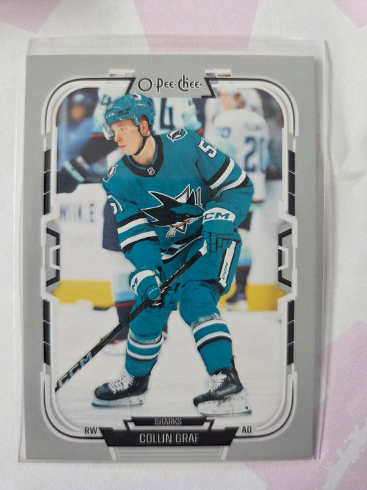 Collin Graf O-Pee-Chee Hockey #369 [San Jose Sharks]