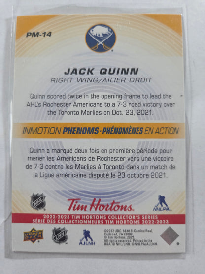 Jack Quinn Upper Deck Inmotion Phenoms [Buffalo Sabres]
