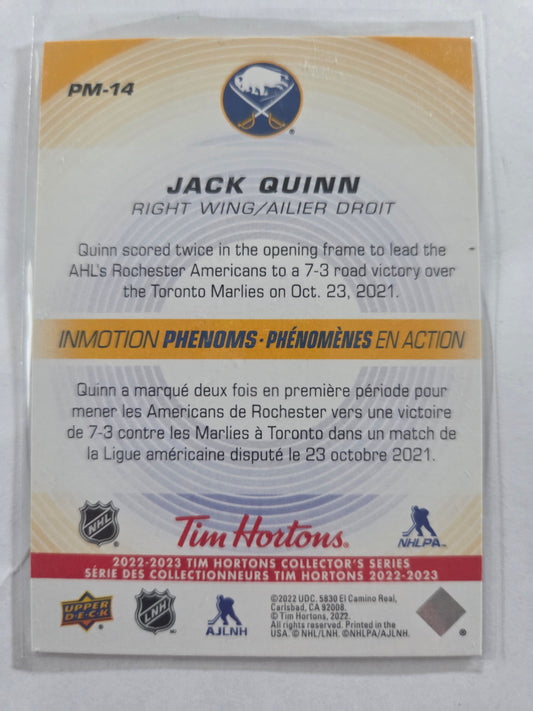 Jack Quinn Upper Deck Inmotion Phenoms [Buffalo Sabres]