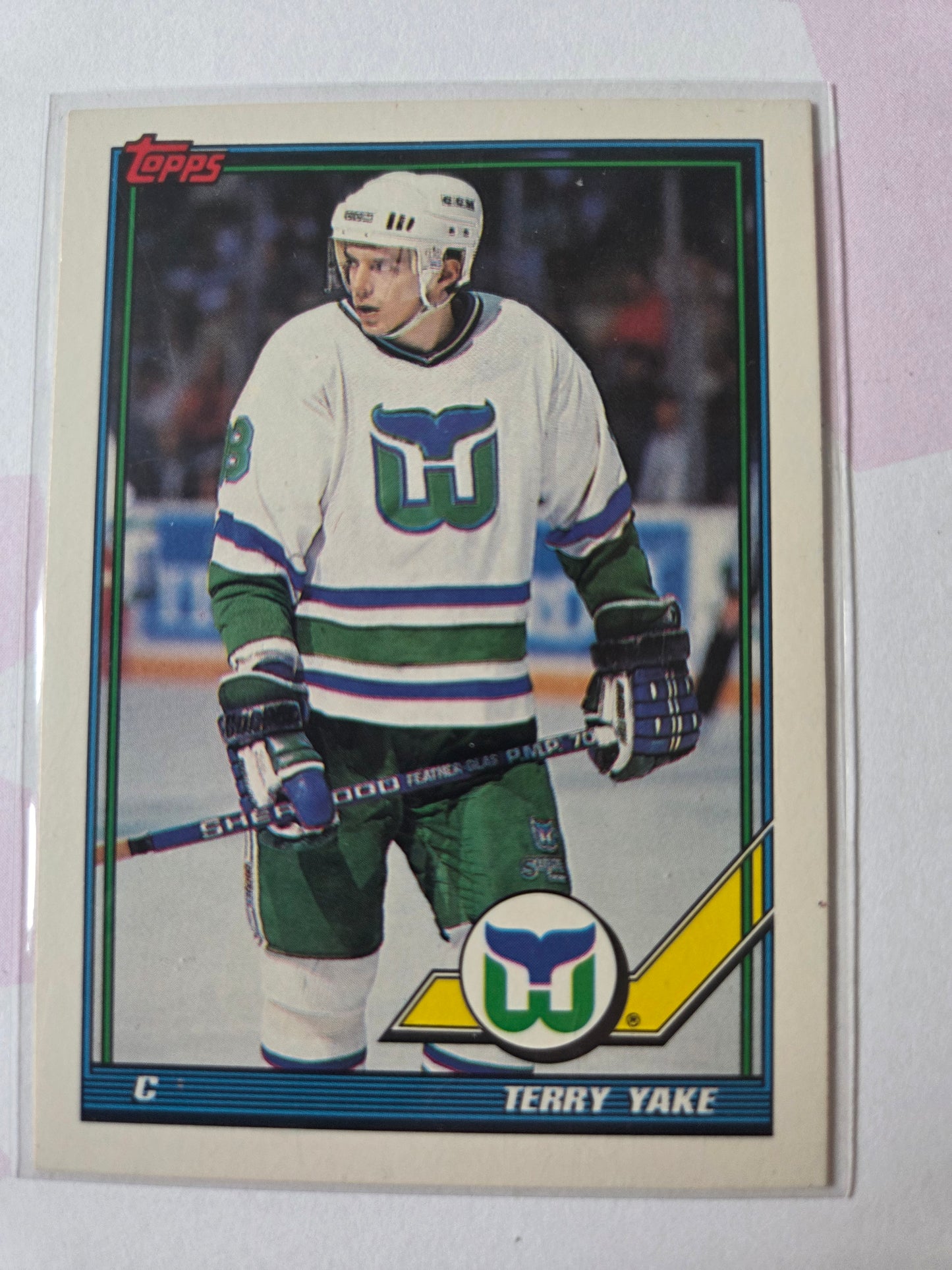 Terry Yake NHL Topps #169 [Hartford Whalers]